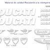 Ducati Kit 15 Piezas Calcomanias - Imagen 4