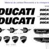 Ducati Kit 15 Piezas Calcomanias - Imagen 2