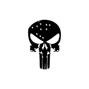 Calcomanias Punisher Balazos