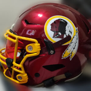 Calcomanias Pieles Rojas Redskins Casco