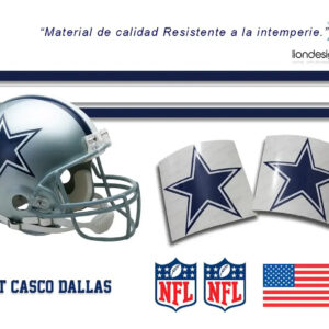 Calcomanias Adheribles Compatibles Para Casco Dallas