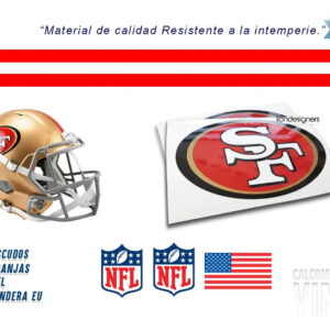 Calcomanias Adheribles San Francisco Compatibles Para Casco