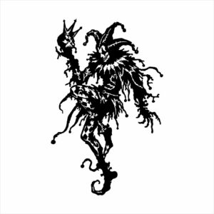 Calcomania Adherible Bufon Calavera