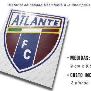 Atlante Calcomanias Adheribles 2 Piezas