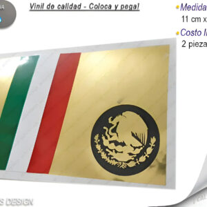 Bandera México Calcomanias