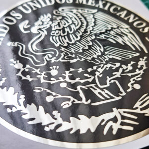 escudo nacional mexicano cromo negro2